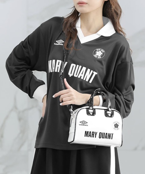 UMBRO×MQゲームプルオーバー(ホワイト) セール】UMBRO×MQゲームプルオーバー（ポロシャツ）｜MARY QUANT
