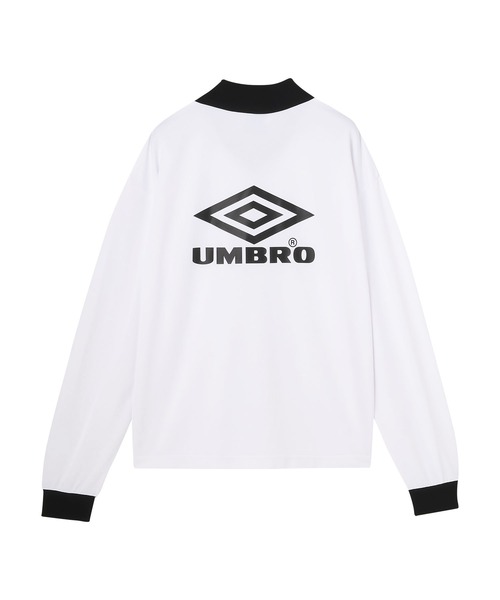 UMBRO×MQゲームプルオーバー(ホワイト) セール】UMBRO×MQゲームプルオーバー（ポロシャツ）｜MARY QUANT