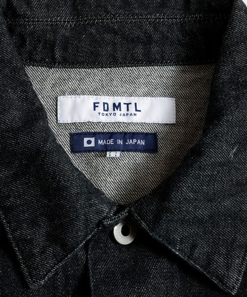 FDMTL ファンダメンタル ブラック DENIM JACKET RINSE FDMTL ファンダメンタル ブラック DENIM JACKET RINSE