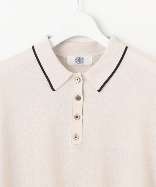 新品未使用J.PRESS DRY COTTON ニットポロ 原価17930円 洗える】DRY COTTON ニットポロ / J.PRESS LADIES L
