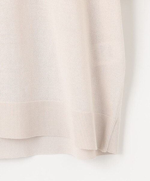 【洗える】DRY COTTON ニットポロ 洗える】DRY COTTON ニットポロ / J.PRESS LADIES L