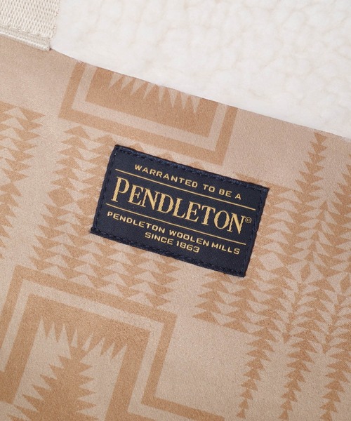 PENDLETON(ペンドルトン)の「【PE2】【PENDLETON/ペンドルトン】VEGAN MOUTON TOTE ビーガン ムートン トート(トートバッグ・レディース・ブラウン・FREE)」の3枚目の写真