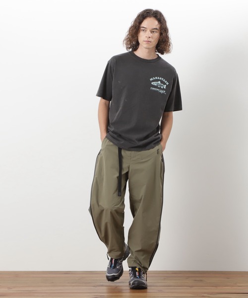 MANASTASH(マナスタッシュ)の「MANASTASH/マナスタッシュ/PUMICE TEE LURE(Tシャツ/カットソー・メンズ・ホワイト/ブルー/ブラック・S/M/L/XL)」の6枚目の写真