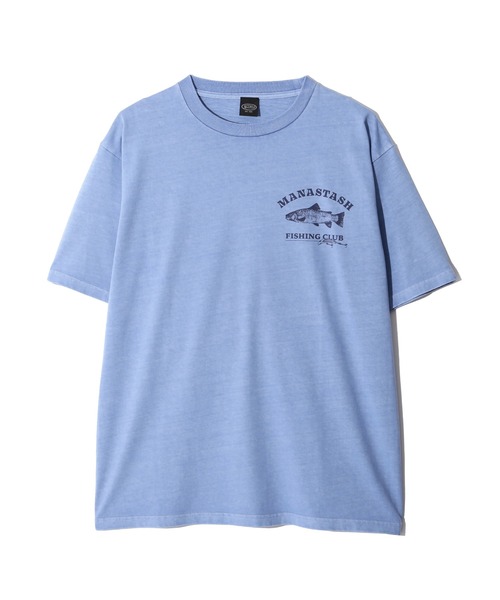 MANASTASH(マナスタッシュ)の「MANASTASH/マナスタッシュ/PUMICE TEE LURE(Tシャツ/カットソー・メンズ・ホワイト/ブルー/ブラック・S/M/L/XL)」の21枚目の写真
