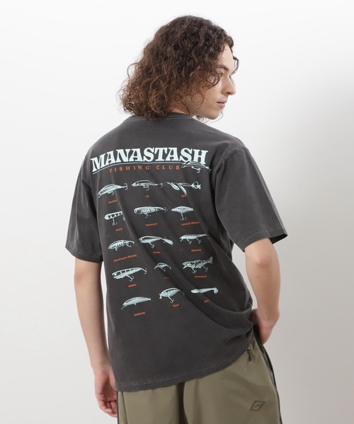 MANASTASH(マナスタッシュ)の「MANASTASH/マナスタッシュ/PUMICE TEE LURE(Tシャツ/カットソー・メンズ・ホワイト/ブルー/ブラック・S/M/L/XL)」の22枚目の写真