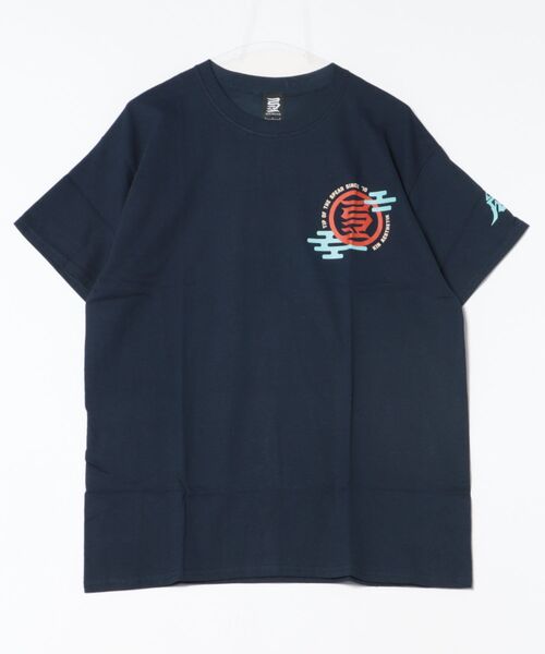 ARCHIVER（アーカイバ）の「【RS】【KINJAZ】Graphic T（Tシャツ/カットソー・メンズ・ホワイト/ネイビー・MEDIUM/LARGE）」の2枚目の写真