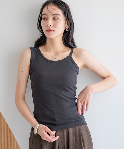 セール】アシメカップ付きノースリーブ 288810（タンクトップ