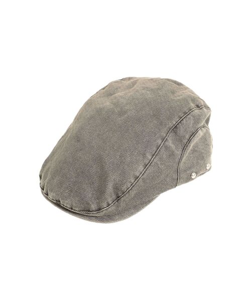 EMODA（エモダ）の「スタッズベルトハンチングキャップ（ハンチング/ベレー帽・レディース・ブラック/グレー・FREE）」の15枚目の写真