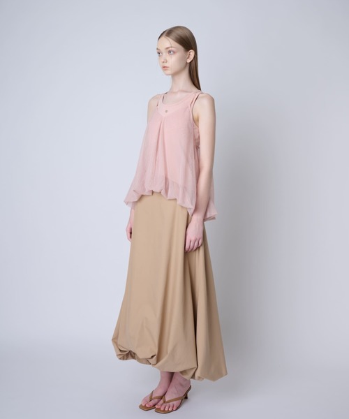Seivson(セイヴソン)の「【Seivson X るー:雲の夢 】Cloud Puffy Long Skirt(スカート・レディース・ブラック/カーキ・SMALL/MEDIUM)」の8枚目の写真