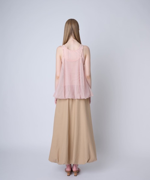Seivson(セイヴソン)の「【Seivson X るー:雲の夢 】Cloud Puffy Long Skirt(スカート・レディース・ブラック/カーキ・SMALL/MEDIUM)」の10枚目の写真