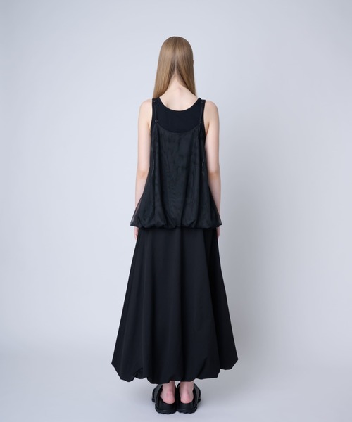 セール】【Seivson X るー：雲の夢 】Cloud Puffy Long Skirt