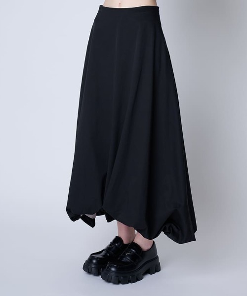 セール】【Seivson X るー：雲の夢 】Cloud Puffy Long Skirt