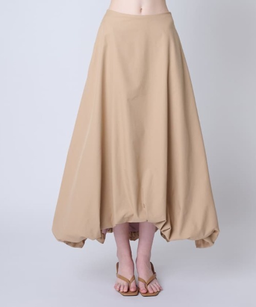 Seivson(セイヴソン)の「【Seivson X るー:雲の夢 】Cloud Puffy Long Skirt(スカート・レディース・ブラック/カーキ・SMALL/MEDIUM)」の3枚目の写真