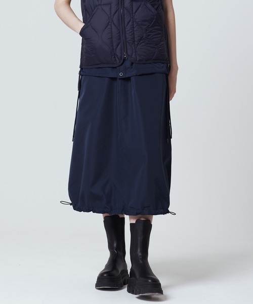 TAION(タイオン）ノンダウン ミリタリー リバーシブル スカート TAION(タイオン)】〈ウィメンズ〉ノンダウン ミリタリー リバーシブル