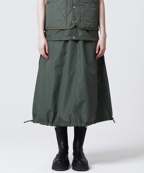 TAION(タイオン）ノンダウン ミリタリー リバーシブル スカート TAION(タイオン)】〈ウィメンズ〉ノンダウン ミリタリー