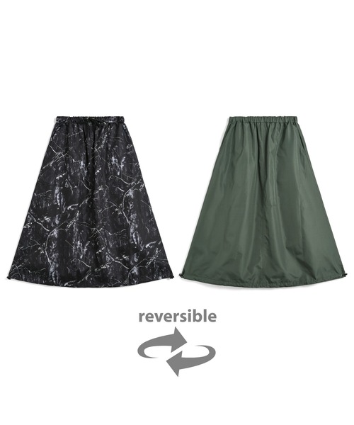 TAION(タイオン）ノンダウン ミリタリー リバーシブル スカート TAION(タイオン)】〈ウィメンズ〉ノンダウン ミリタリー