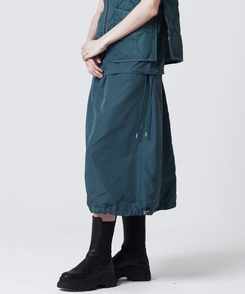 TAION(タイオン）ノンダウン ミリタリー リバーシブル スカート TAION(タイオン)】〈ウィメンズ〉ノンダウン ミリタリー リバーシブル