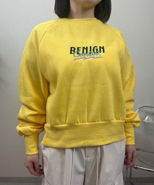 UP START（アップスタート）の「【sevens】SW フロント刺繍スウェット（スウェット・レディース・サックスブルー/イエロー/グリーン/ブラック/グレー・FREE）」の12枚目の写真
