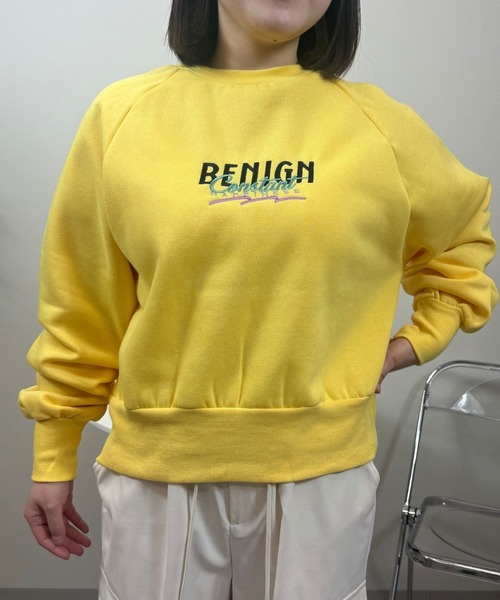UP START（アップスタート）の「【sevens】SW フロント刺繍スウェット（スウェット・レディース・サックスブルー/イエロー/グリーン/ブラック/グレー・FREE）」の11枚目の写真