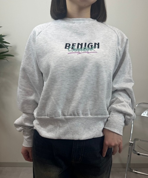 UP START（アップスタート）の「【sevens】SW フロント刺繍スウェット（スウェット・レディース・サックスブルー/イエロー/グリーン/ブラック/グレー・FREE）」の17枚目の写真