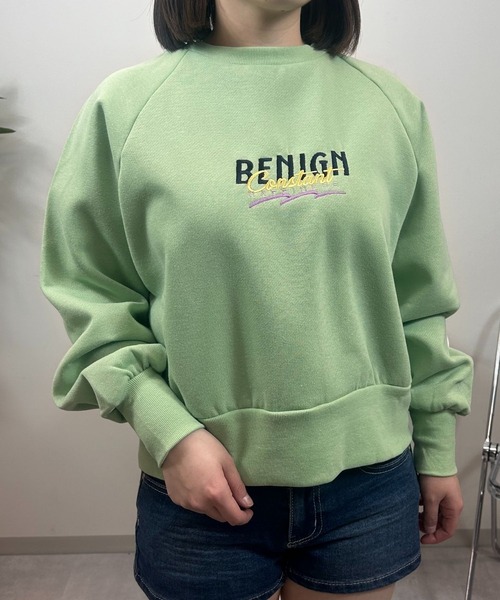 UP START（アップスタート）の「【sevens】SW フロント刺繍スウェット（スウェット・レディース・サックスブルー/イエロー/グリーン/ブラック/グレー・FREE）」の18枚目の写真