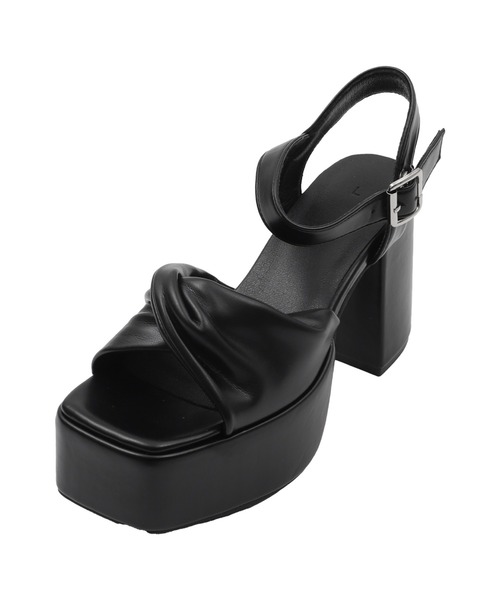 WEGO（ウィゴー）の「WEGO/ストーム付きクロスヒールサンダル（サンダル・レディース・ホワイト/ブラック・SMALL/LARGE/MEDIUM）」の21枚目の写真