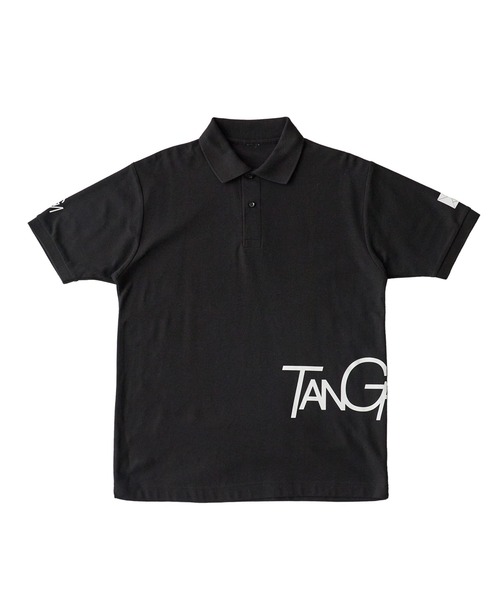 TANGRAMレオパード柄ポロシャツ LEOPARD SQUAD POLO SHIRTS BLACK TGS