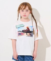 X-girl Stages | スケボーガールフォトプリント半袖Tシャツ(Tシャツ/カットソー)