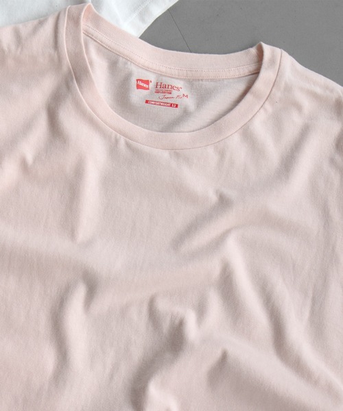 HANES(ヘインズ)の「【Hanes / ヘインズ】クルーネックTシャツ/ジャパンフィット/コットン100【2枚組】【WEB限定】(Tシャツ/カットソー・レディース・その他2/その他1/その他3・M)」の9枚目の写真
