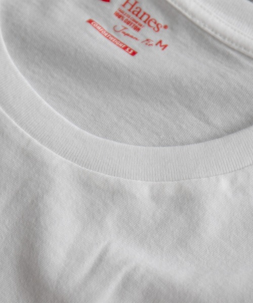 HANES(ヘインズ)の「【Hanes / ヘインズ】クルーネックTシャツ/ジャパンフィット/コットン100【2枚組】【WEB限定】(Tシャツ/カットソー・レディース・その他2/その他1/その他3・M)」の14枚目の写真
