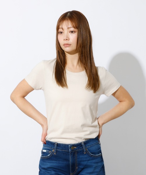 HANES(ヘインズ)の「【Hanes / ヘインズ】クルーネックTシャツ/ジャパンフィット/コットン100【2枚組】【WEB限定】(Tシャツ/カットソー・レディース・その他2/その他1/その他3・M)」の20枚目の写真