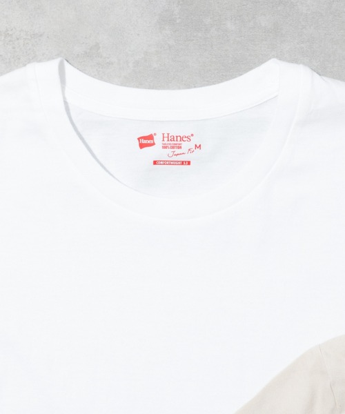 HANES(ヘインズ)の「【Hanes / ヘインズ】クルーネックTシャツ/ジャパンフィット/コットン100【2枚組】【WEB限定】(Tシャツ/カットソー・レディース・その他2/その他1/その他3・M)」の19枚目の写真