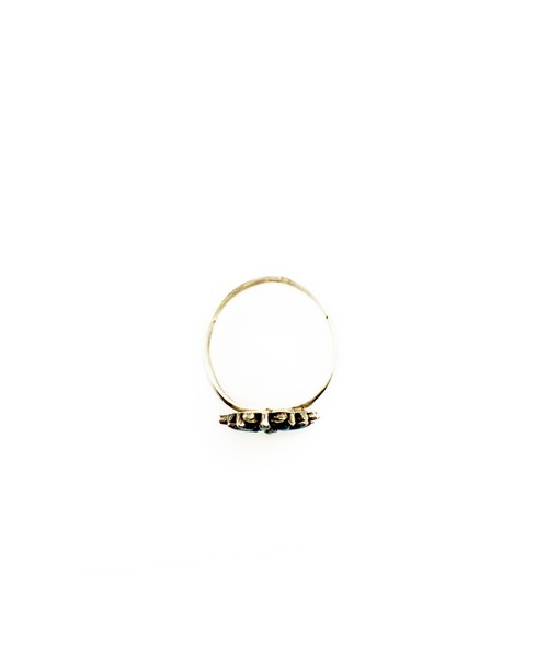 Indian Jewelry（インディアンジュエリー）の「THEATER シアター フラワーモチーフターコイズスリムシルバーリング  Made in USA（リング・レディース・シルバー・#7/#8/#10/#11/#16）」の5枚目の写真