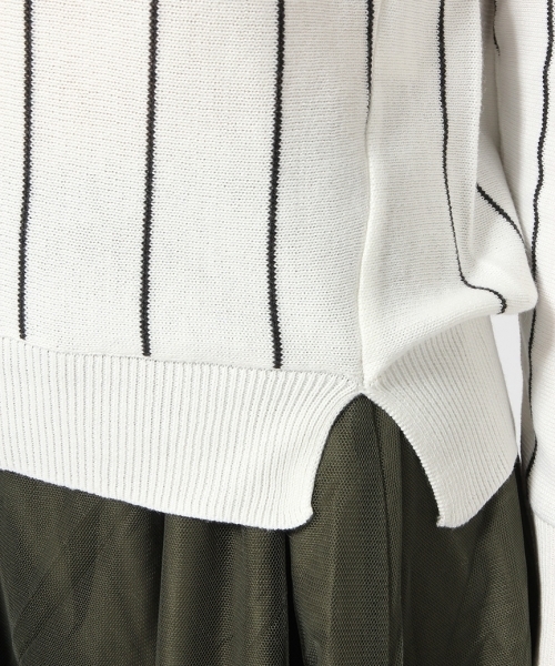 GLOBAL WORK(グローバルワーク)の「ニット*チュールスカートワンピース/570254(ワンピース・レディース・グレー/カーキ/ブラウン/ホワイト・MEDIUM/LARGE)」の19枚目の写真