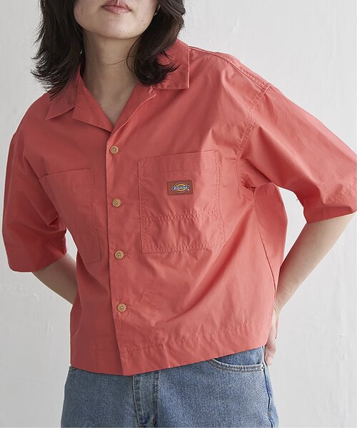 セール】Dickies ディッキーズ クロップドシャツ（シャツ