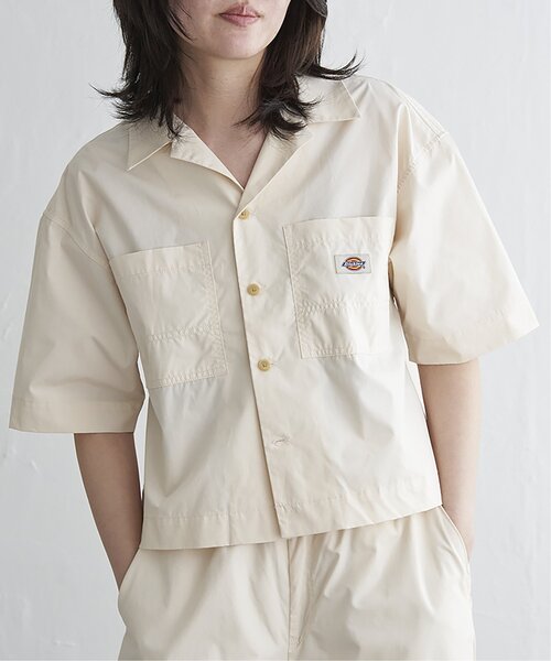 【ヴァンス　エクスチェンジ】Dickies ディッキーズ クロップドシャツ セール】Dickies ディッキーズ クロップドシャツ(508024483