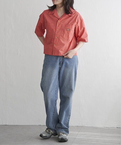 【ヴァンス　エクスチェンジ】Dickies ディッキーズ クロップドシャツ セール】Dickies ディッキーズ クロップドシャツ(508024483