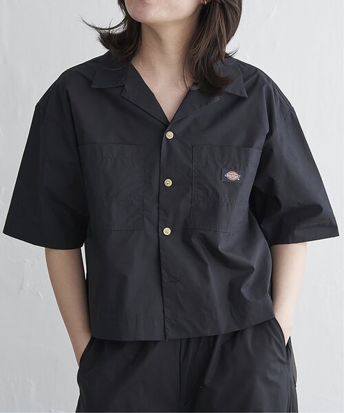 VENCEEXCHANGE(ヴァンスエクスチェンジ)の「Dickies ディッキーズ クロップドシャツ(シャツ/ブラウス・レディース・アイボリー/ブラック/サックスブルー/オレンジ/ライトグリーン・M)」の12枚目の写真