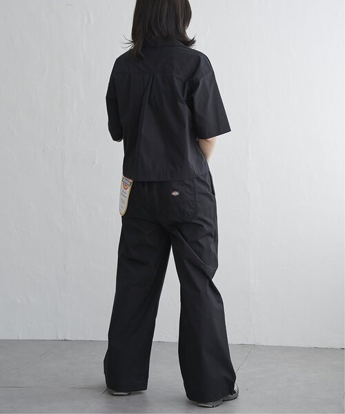 VENCEEXCHANGE(ヴァンスエクスチェンジ)の「Dickies ディッキーズ クロップドシャツ(シャツ/ブラウス・レディース・アイボリー/ブラック/サックスブルー/オレンジ/ライトグリーン・M)」の16枚目の写真
