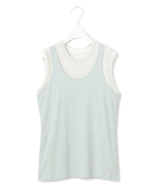 L.G.B. レイヤード タンクトップ glamb (グラム) Mesh Layered Tank Top / メッシュレイヤード