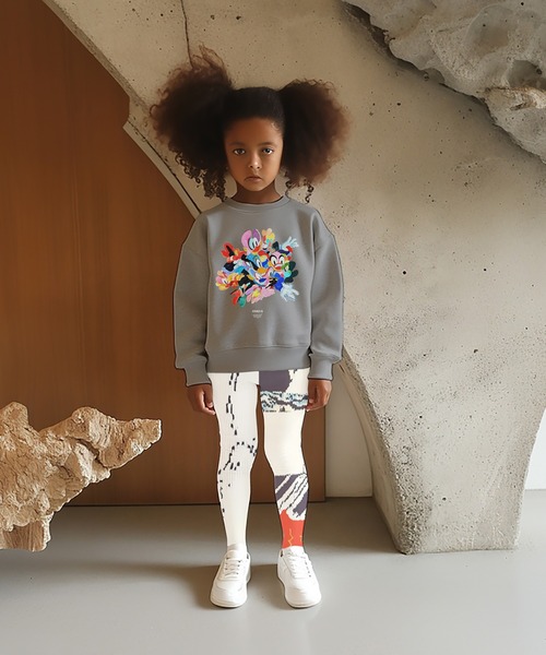 bedsidedrama（ベットサイドドラマ）の「【KAA】CHAO:S HEAD SWEAT（スウェット・キッズ・グレー/ブラック/ホワイト・S/M）」の5枚目の写真