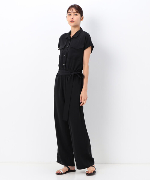 Gabardine K.T(ギャバジンケーティー)の「ぷるサラクロス オールインワン(サロペット/オーバーオール・レディース・グリーン・9号)」の16枚目の写真