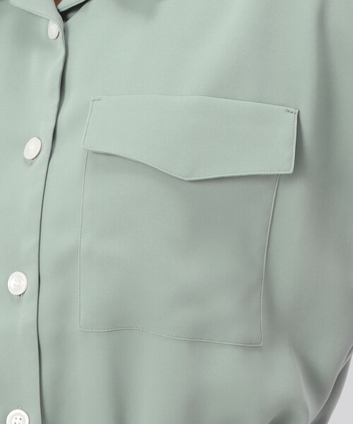 Gabardine K.T(ギャバジンケーティー)の「ぷるサラクロス オールインワン(サロペット/オーバーオール・レディース・グリーン・9号)」の14枚目の写真