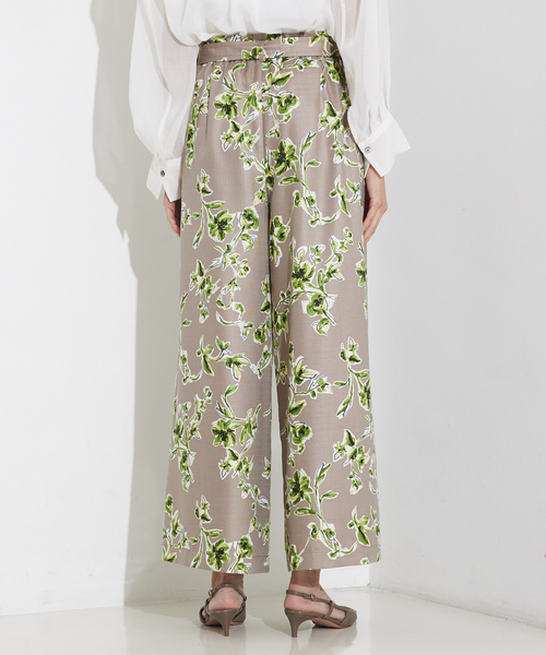 qualite（カリテ）の「ブッチャーフラワーワイドパンツ（その他パンツ・レディース・モカ・36/34/38）」の5枚目の写真