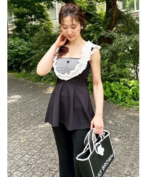 LILY BROWN（リリーブラウン）の「【LILY BROWN×MARY QUANT】3ピーススイムウエア（その他ヘアアクセサリー・レディース・レッド/ライトブルー/ブラック・FREE）」の5枚目の写真