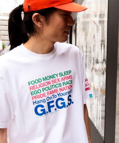 tシャツ ULTRA LOYALITIES by Bonzaipaint × G.F.G.S / ＆ G.F.G.S Tee shirt レディース ULTRA LOYALITIES by Bonzaipaint × G.F.G.S / HANG ON TO