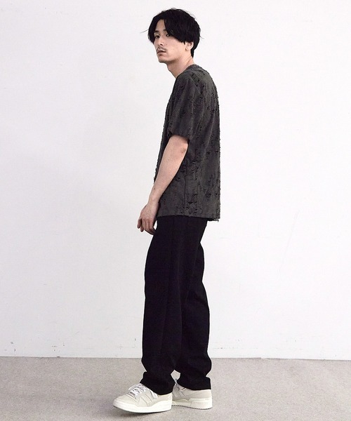 RATTLE TRAP（ラトルトラップ）の「オーバーダメージTシャツ（Tシャツ/カットソー・メンズ・ホワイト/ブラック・M/L）」の15枚目の写真