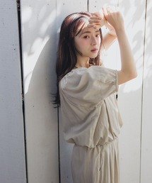 Petitjo | 小さいサイズ ワッシャーボリュームブラウス 低身長さん・小柄女性(シャツ/ブラウス)
