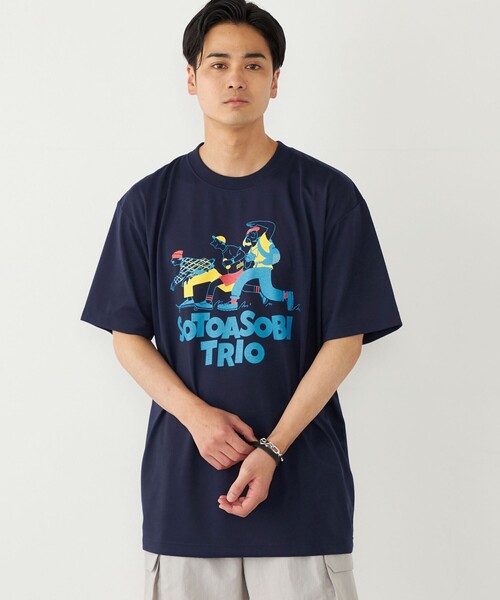 セール】SHIPS Colors:BRING (TM) コラボ プリント Tシャツ（Tシャツ