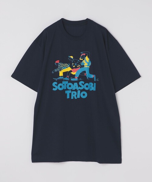 セール】SHIPS Colors:BRING (TM) コラボ プリント Tシャツ（T